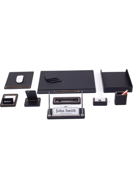 Capella Deri Sümen Takımı 10 Parça Kapaklı Model Tekli Evrak Raflı fiyatları