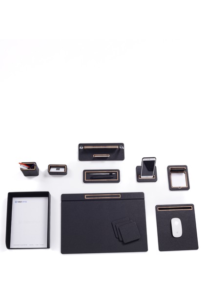 Capella Deri Sümen Takımı 10 Parça Kapaklı Model Tekli Evrak Raflı fırsatları