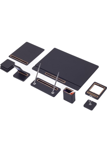 Pera Deri Sümen Takımı 8 Parça Kapaklı Model modelleri