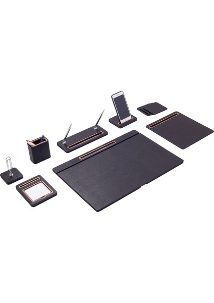 Pera Deri Sümen Takımı 8 Parça Kapaklı Model indirimleri