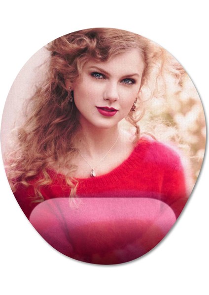 Taylor Swift Bilek Destekli Mousepad Model - 6 Oval fiyatları