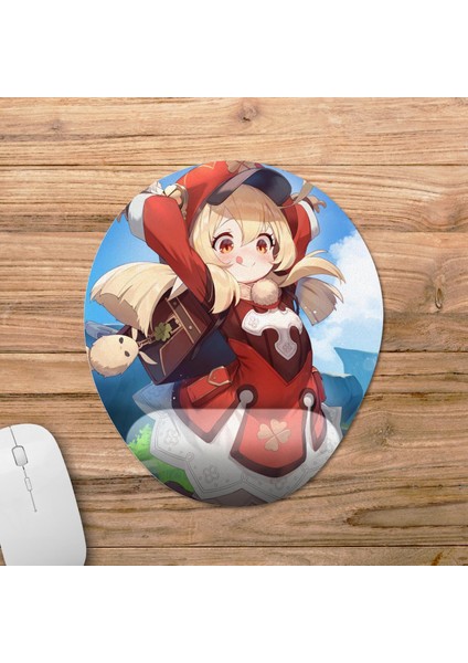 Klee - Genshin Impact Bilek Destekli Mousepad Model - 3 Oval fiyatları