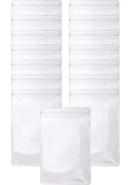 Mücevher Depolama Çanta Kutusu Şeffaf Paketleme Torbası Fermuar Kilit Çanta Halka 15X M Torbalar (Yurt Dışından)