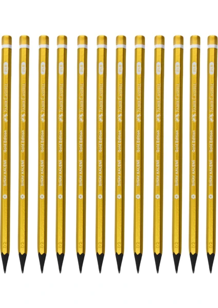 Faber Castell Gold Edition 2½b Sınav Kalemi Kurşun Kalem 12 Adet