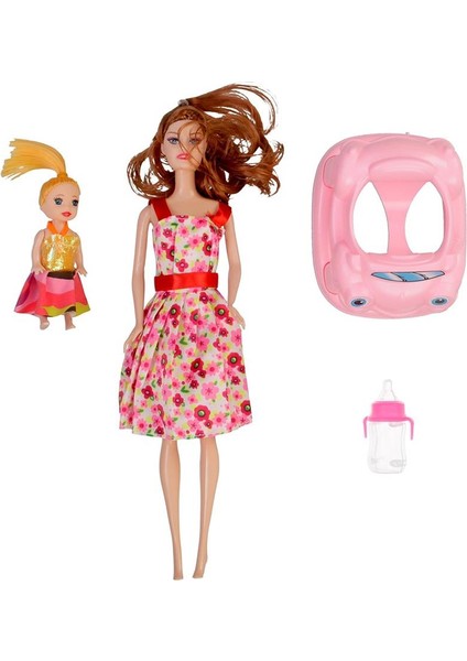 Anlily Bebek ve Minik Bebeği Yürüteç Oyuncak Bebek