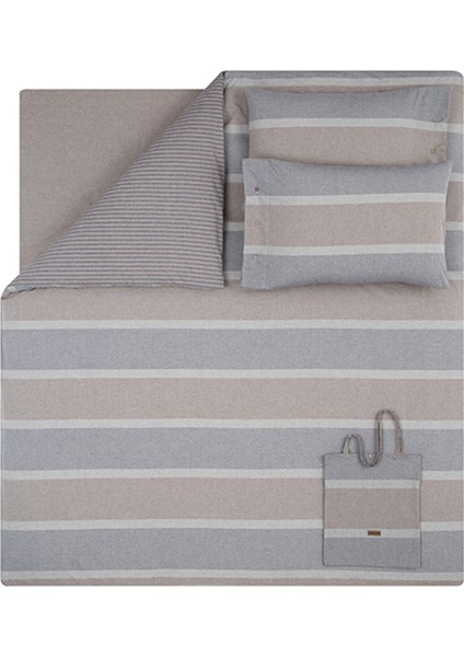 Bedding Perla Çift Kişilik İpliği Boyalı Nevresim Takımı - Kahverengi fiyatları