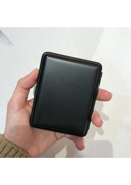 Metal Mat Siyah Sigara Tabakası