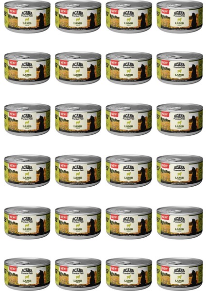 Premium Pate (Ezme) Kuzu Etli Kedi Konservesi 85 gr x 24 Adet