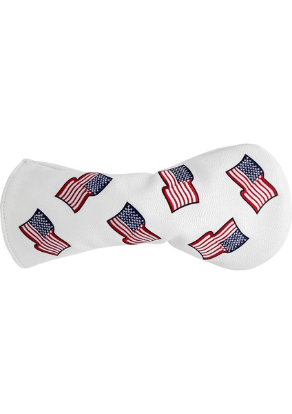 Golf Head, Premium Deri Kapaklar Us Flag Golf Aksesuarları Woods Hibritleri Beyaz 1 (Yurt Dışından) modelleri