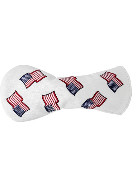 Golf Head, Premium Deri Kapaklar Us Flag Golf Aksesuarları Woods Hibritleri Beyaz 1 (Yurt Dışından) fırsatları