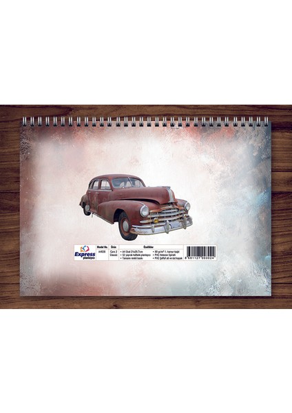 Express Planner A4 Haftalık Planlayıcı Cars-2 Classic