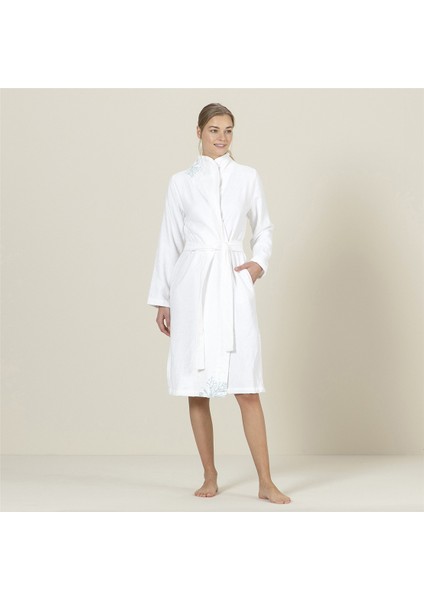 Debby Kadın Bornoz Beyaz
