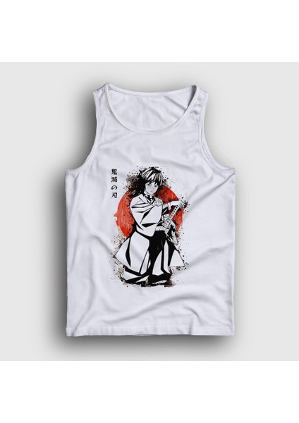 Unisex Beyaz Giyu Tomioka V2 Anime Demon Slayer Kimetsu No Yaiba Atlet