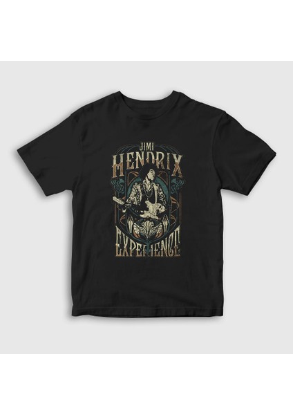 Unisex Çocuk Siyah Experience Jimi Hendrix T-Shirt