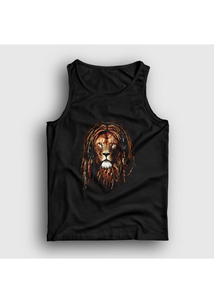 Unisex Siyah Rasta Lion Aslan Atlet