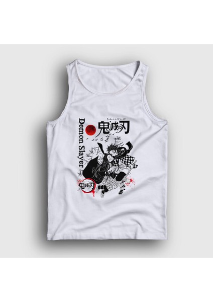 Unisex Beyaz Tanjiro Nezuko V2 Anime Demon Slayer Kimetsu No Yaiba Atlet