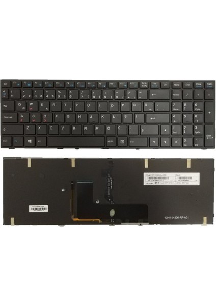 Monster Abra A5 V5.1.3 Notebook Klavye (Siyah Aydınlatmalı Tr)