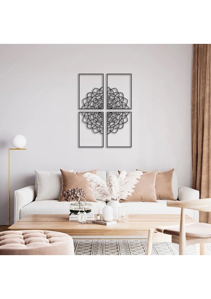 Krizantem Çiçeği Tasarım, Duvar Dekoru, Metal Tablo, Laser Tablo, Hediyelik, Dekoratif