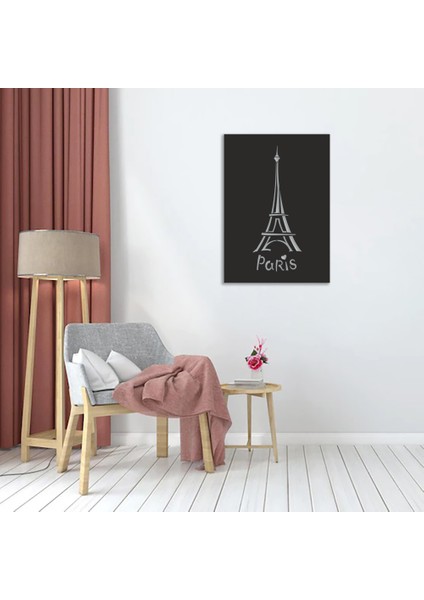 Eyfel Kulesi - Paris, Duvar Dekoru, Metal Tablo, Laser Tablo, Hediyelik, Dekoratif