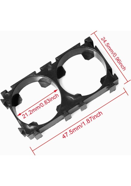 10 Adet Ikili 18650 Pil Tutucu Birleştirici fiyatları