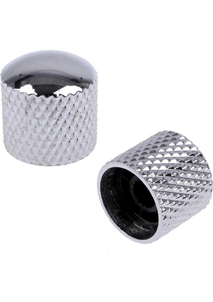 4 Adet Elektro Gitar Bas Ses Kontrol Düğmeleri Düğmeleri Krom (Yurt Dışından) modelleri