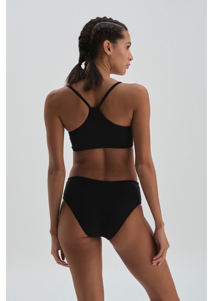 Siyah Yüzücü Bikini Üst