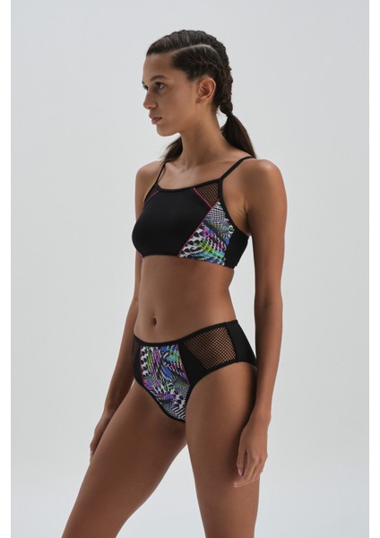 Siyah Yüzücü Bikini Üst