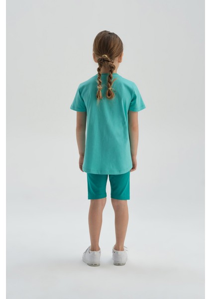 Kız Çocuk Taytı Yeşil Renk Pamuklu Konforlu Tasarım 95% Pamuk 5% Elastan fiyatları