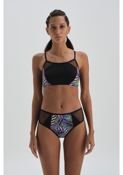 Siyah Yüzücü Bikini Üst fırsatları