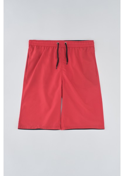 Kırmızı Mıcro Orta Düz Şort fırsatları