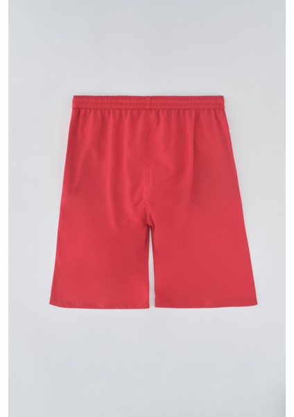 Kırmızı Mıcro Orta Düz Şort indirimleri