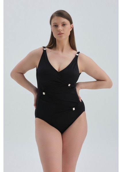 Siyah Korseli Toparlayıcı Mayo