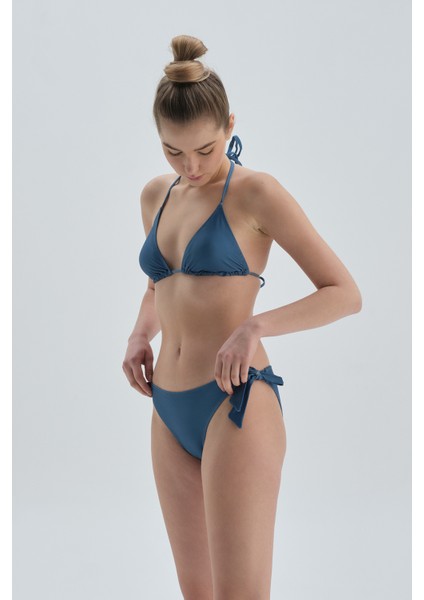 Marin Üçgen Küçük Bikini Üst
