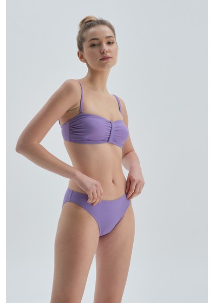 Lila Normal Bel Bikini Alt