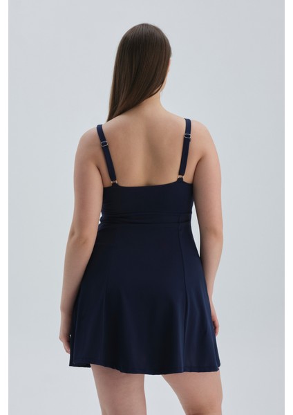 Lacivert Korseli Toparlayıcı Elbiseli Mayo fiyatları