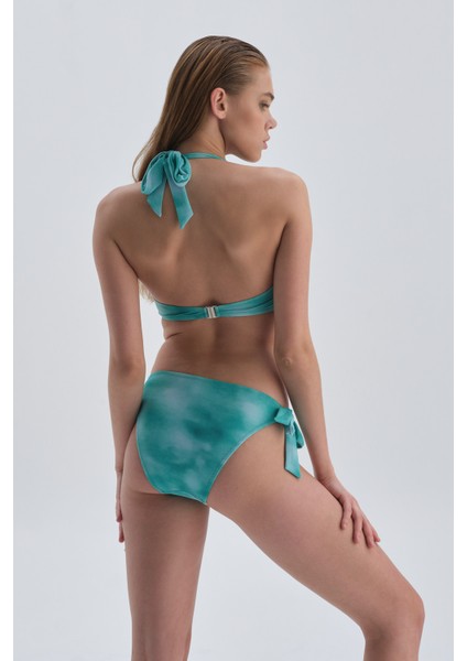 Su Yeşili Bağcıklı Bikini Alt