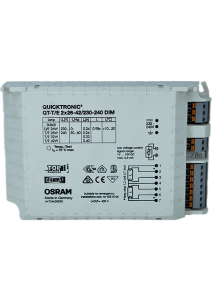 Osram 2X26W/42W Dim Elektronik Balast