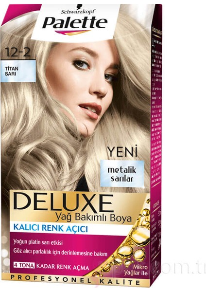 Palette Saç Boyası 12-2 Titan Sarı
