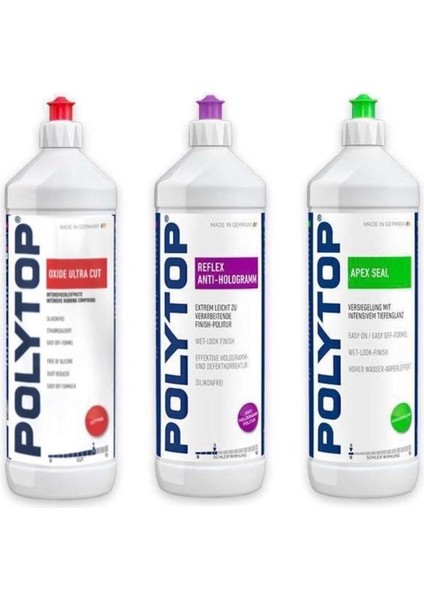 Oxide Ultra Kalın Pasta Reflex Hare Giderici ve Apex Boya Koruma Seti 1 Lt