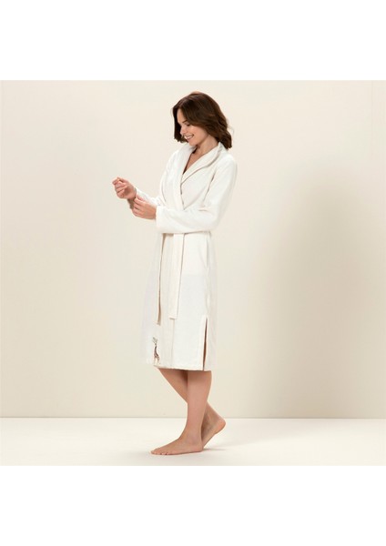 Giraffe Kadın Bornoz Ekru modelleri