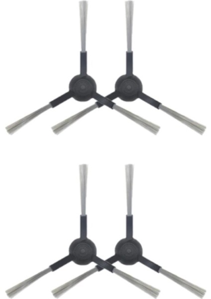 Xiaomi Mop Pro STYJ02YM (Siyah) Uyumlu Yedek Yan Fırça-4 Adet
