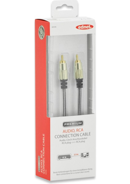 84595 Rca Audio/phono 1.5 Metre Siyah Kablo