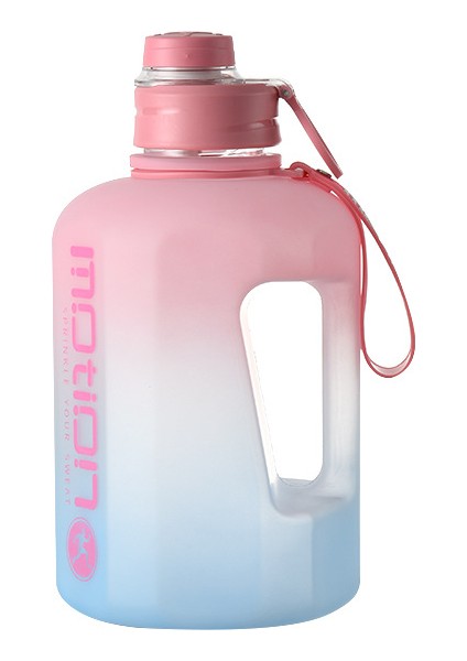 Açık Saman Su Bardağı Fitness Su Isıtıcısı Uzay Kupası Çift Kullanımlı Halat Spor Şişesi 2460 ml. (Yurt Dışından)