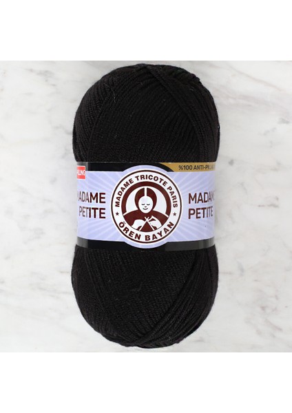 Madame Petite Siyah El Örgü Ipi - 999