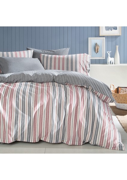 Bedding Romina Tek Kişilik İpliği Boyalı Nevresim Takımı - Koyu Indigo fiyatları