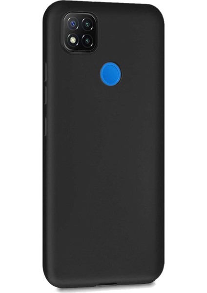 Xiaomi Redmi 9c Premium Matte Silikon Kılıf - Siyah