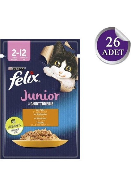 Tavuklu Yavru Kedi Konservesi 85GR x 26 Adet