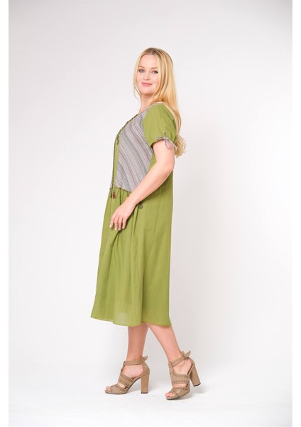 Otantik Bohem Etnik Pamuklu Elbise fiyatları