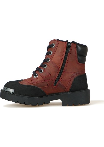 Deri Bordo Crazy Çocuk Bot 102 17600-F modelleri