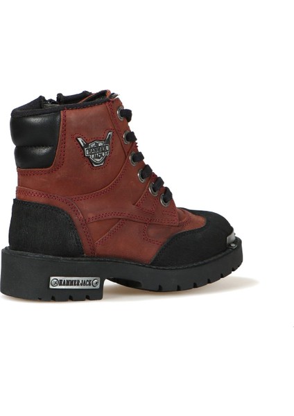 Deri Bordo Crazy Çocuk Bot 102 17600-F fırsatları